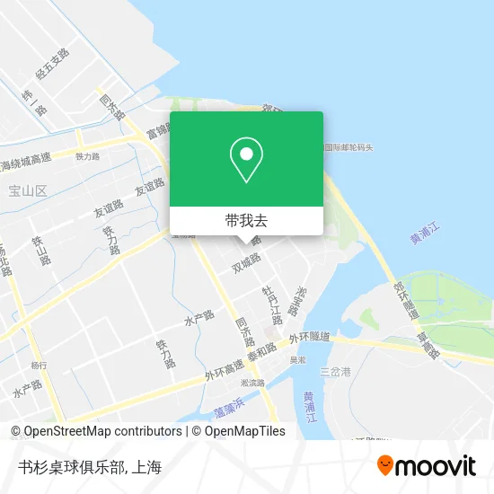书杉桌球俱乐部地图