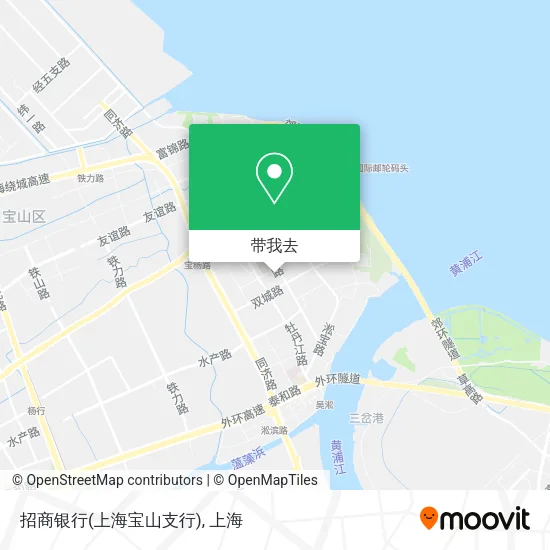 招商银行(上海宝山支行)地图