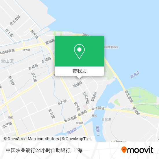 中国农业银行24小时自助银行地图