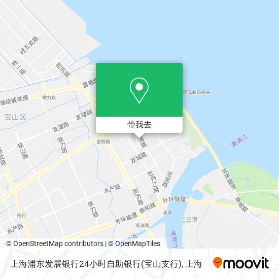 上海浦东发展银行24小时自助银行(宝山支行)地图