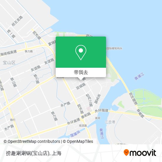 捞趣涮涮锅(宝山店)地图