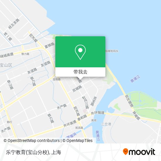 乐宁教育(宝山分校)地图