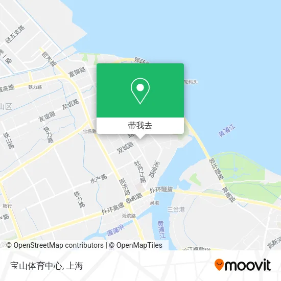宝山体育中心地图