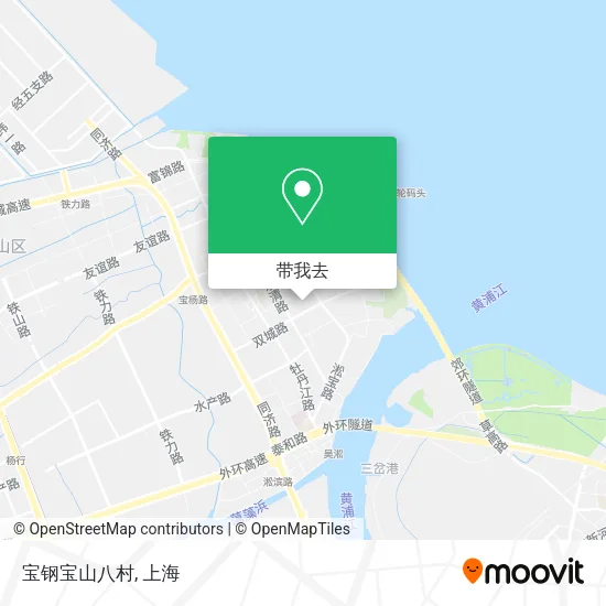 宝钢宝山八村地图