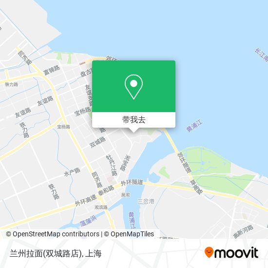 兰州拉面(双城路店)地图
