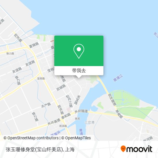 张玉珊修身堂(宝山纤美店)地图