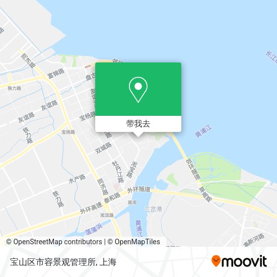 宝山区市容景观管理所地图