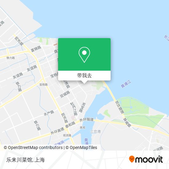 乐来川菜馆地图