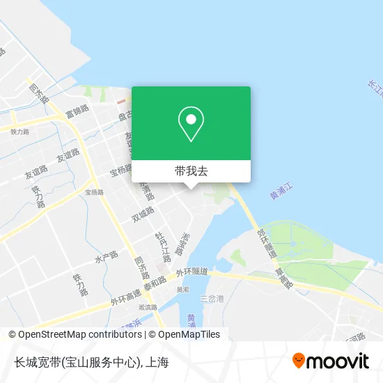 长城宽带(宝山服务中心)地图
