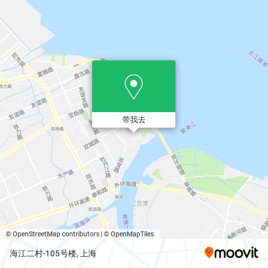 海江二村-105号楼地图