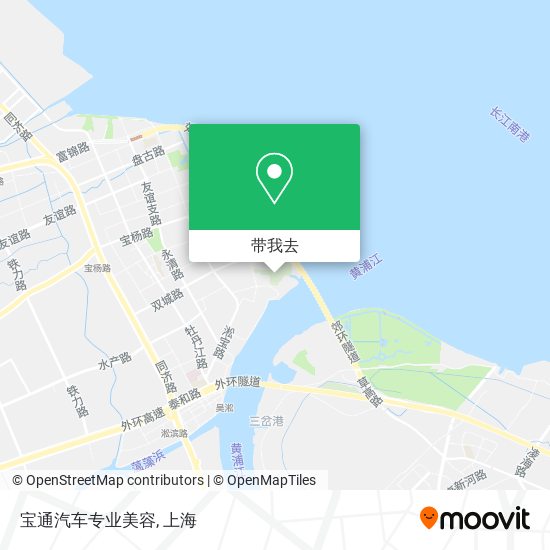 宝通汽车专业美容地图