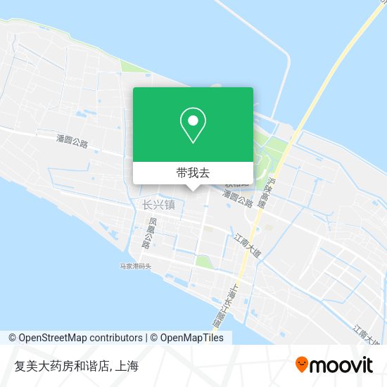 复美大药房和谐店地图