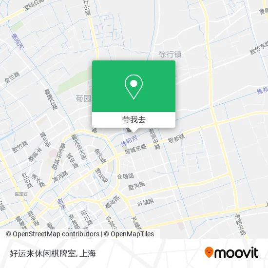 好运来休闲棋牌室地图