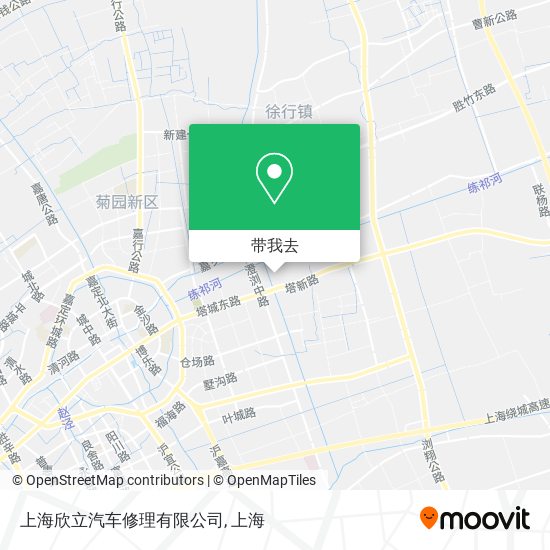 上海欣立汽车修理有限公司地图