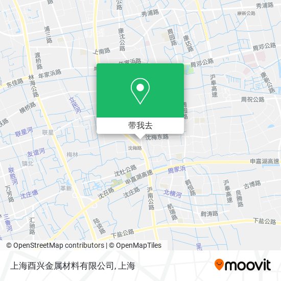 上海酉兴金属材料有限公司地图