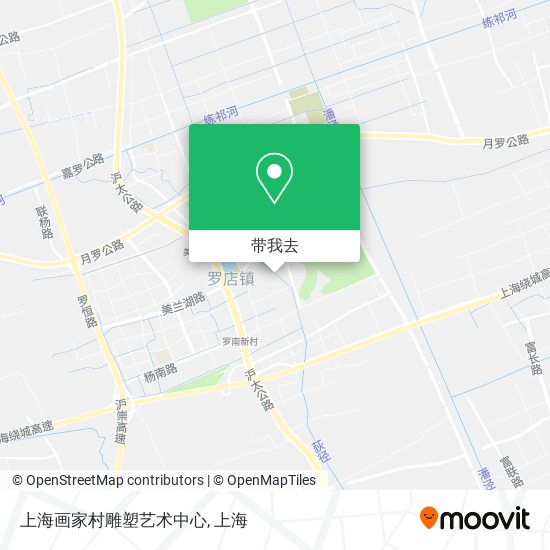 上海画家村雕塑艺术中心地图
