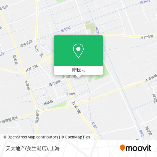 天大地产(美兰湖店)地图