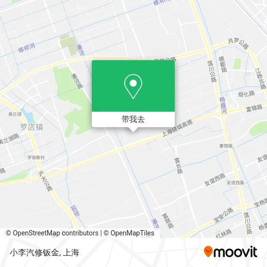 小李汽修钣金地图