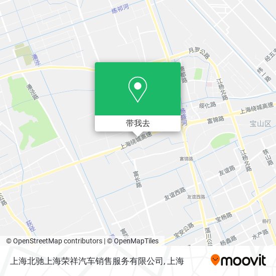 上海北驰上海荣祥汽车销售服务有限公司地图