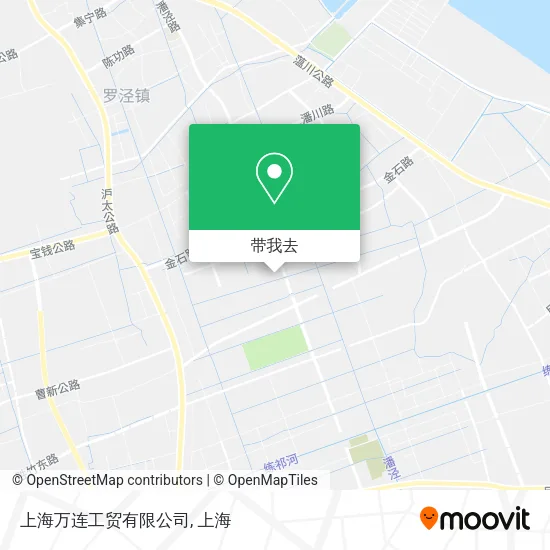 上海万连工贸有限公司地图