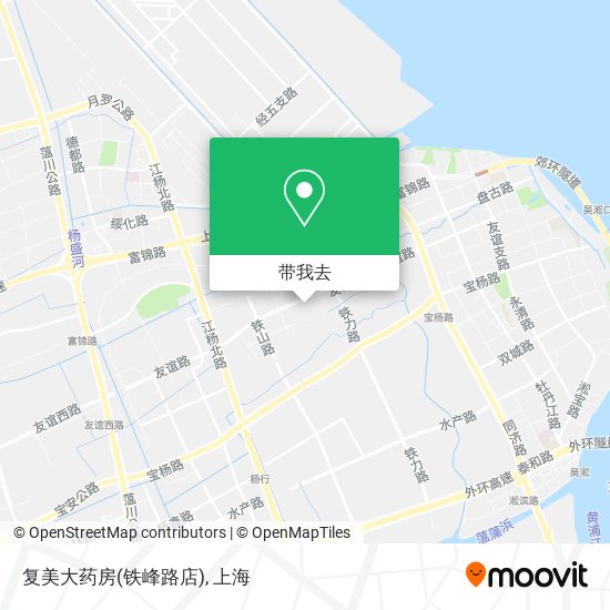 复美大药房(铁峰路店)地图