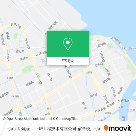 上海宝冶建设工业炉工程技术有限公司-宿舍楼地图