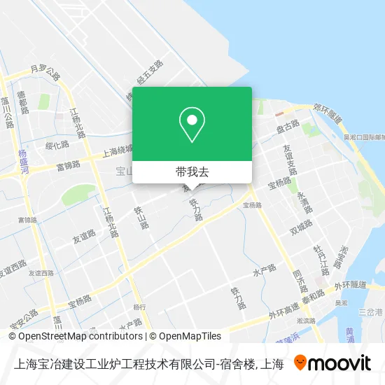 上海宝冶建设工业炉工程技术有限公司-宿舍楼地图