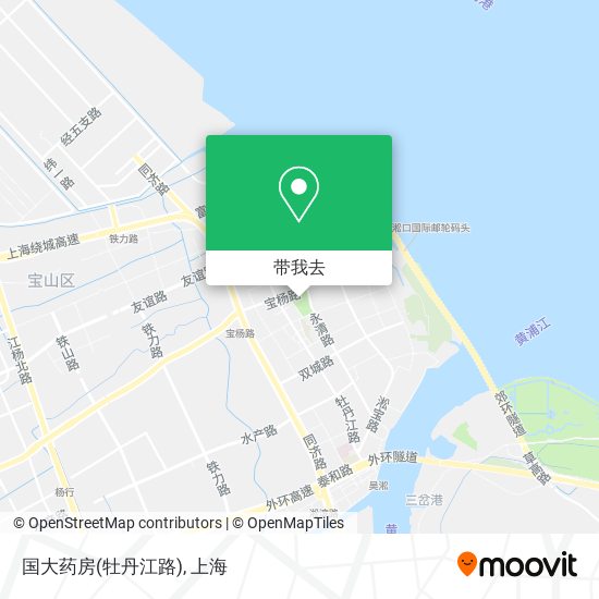 国大药房(牡丹江路)地图