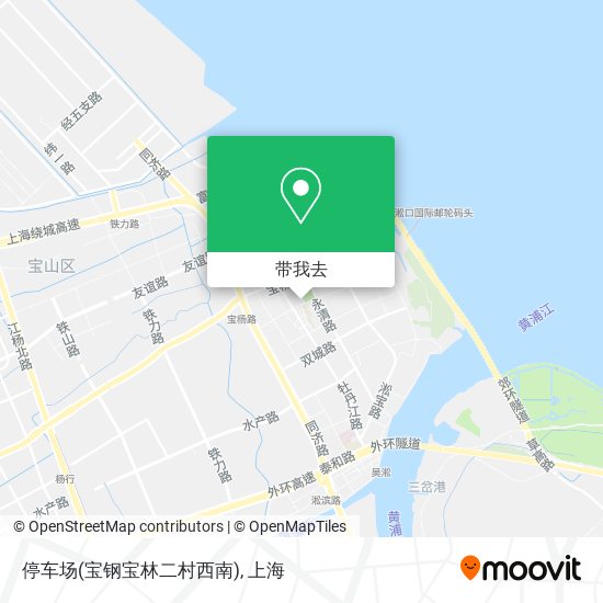 停车场(宝钢宝林二村西南)地图