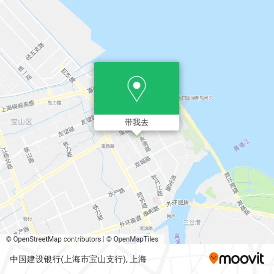 中国建设银行(上海市宝山支行)地图