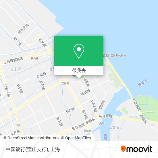 中国银行(宝山支行)地图