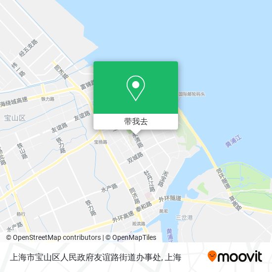 上海市宝山区人民政府友谊路街道办事处地图