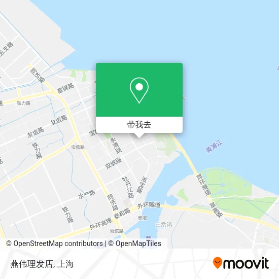 燕伟理发店地图
