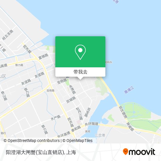 阳澄湖大闸蟹(宝山直销店)地图