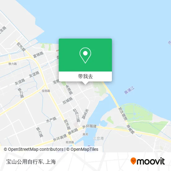 宝山公用自行车地图