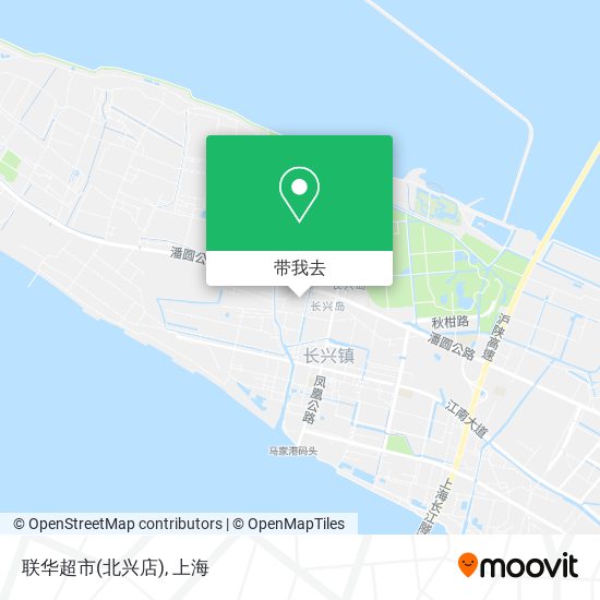 联华超市(北兴店)地图
