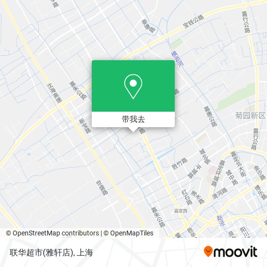 联华超市(雅轩店)地图