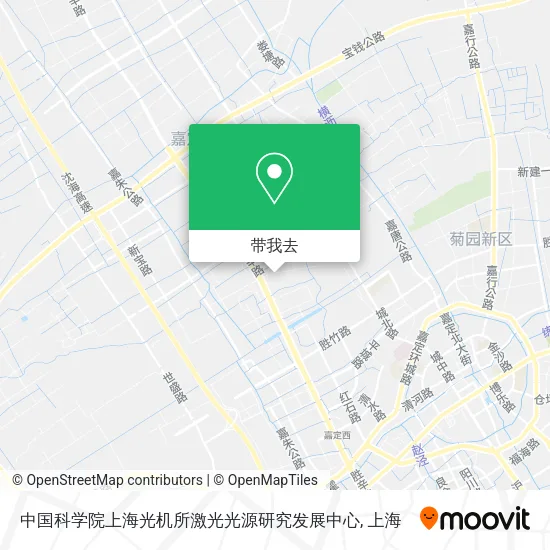 中国科学院上海光机所激光光源研究发展中心地图