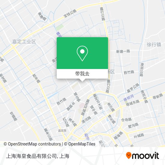 上海海皇食品有限公司地图