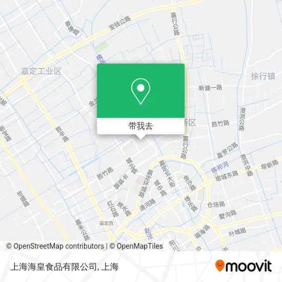 上海海皇食品有限公司地图