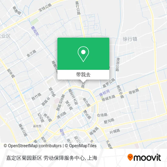 嘉定区菊园新区 劳动保障服务中心地图