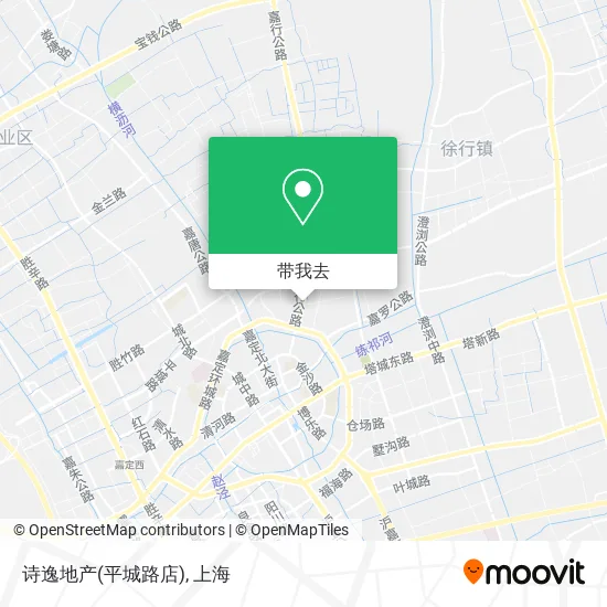 诗逸地产(平城路店)地图