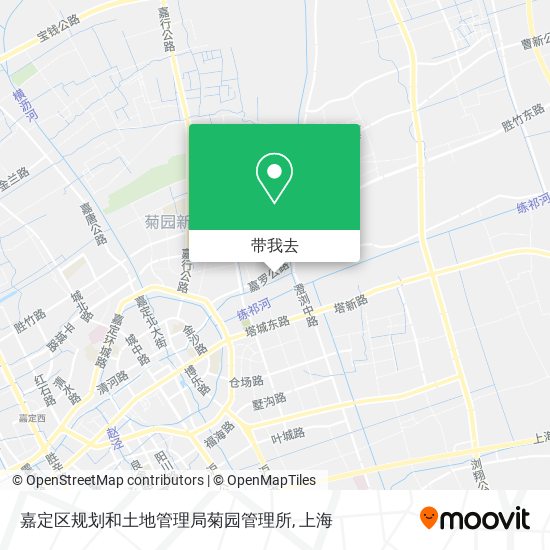 嘉定区规划和土地管理局菊园管理所地图