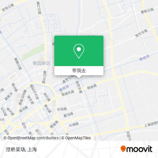 澄桥菜场地图