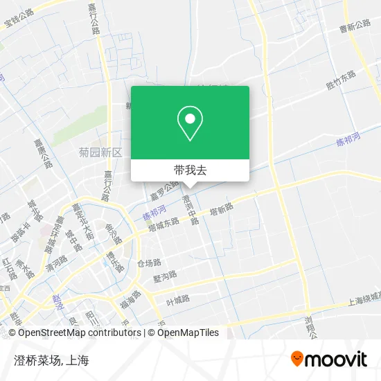 澄桥菜场地图