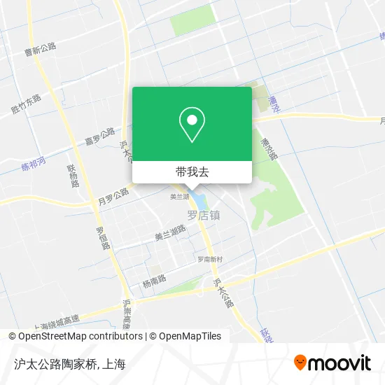 沪太公路陶家桥地图