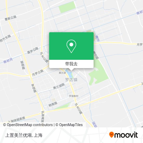 上置美兰优湖地图