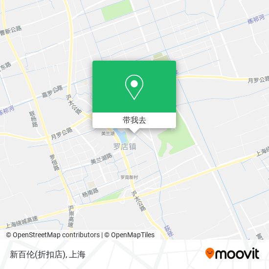 新百伦(折扣店)地图