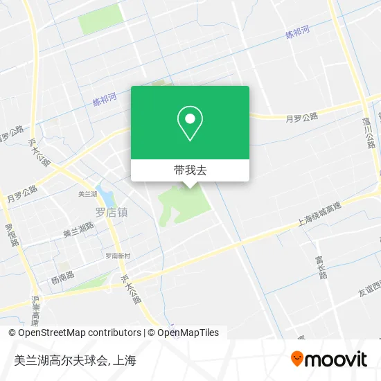 美兰湖高尔夫球会地图