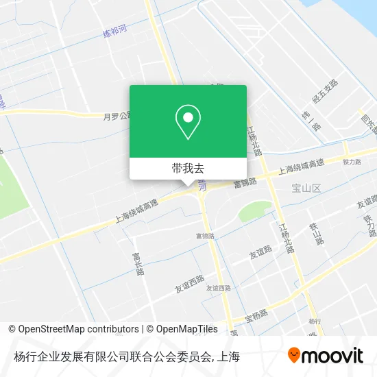 杨行企业发展有限公司联合公会委员会地图